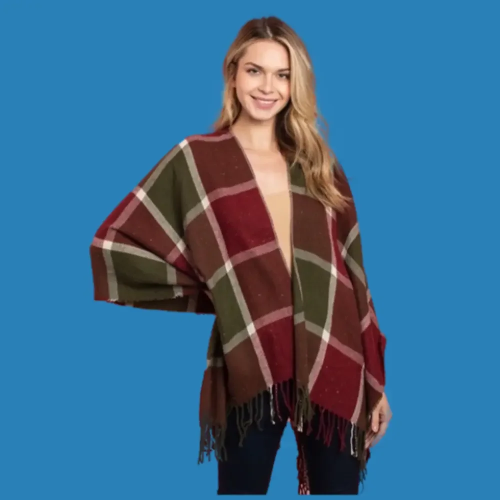Poncho Scarf - Picture 1 of 3
